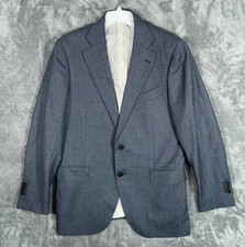 Suitsupply Lazio Suit Jacket Blazer Mens 42R Blue Angelico Wool Tailored Fit