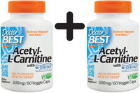 2 X Doctors Best Acetyl L-Carnitine With Biosint Carnitines, (355,44 Eur/Kg)