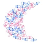 100 Pcs Transparent Acrylic Pacifier Baby Figurine Favors for Shower