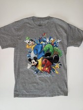 Walt Disney World Shirt Mens Medium 2012 Mickey Donald Goofy Pluto Disneyland
