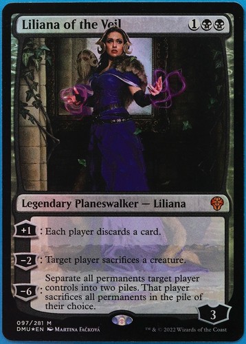Liliana of the Veil FOIL Dominaria United NM Mythic Rare CARD (492284) ABUGames