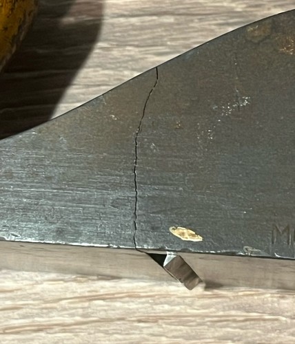 Vintage Millers Falls Junior Jack Smooth Plane No 11 Woodworking Tool - Cracked - Picture 11 of 16