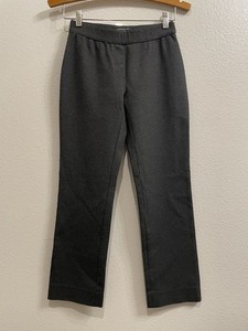Lafayette 148 womens dress pants petite workwear gray pull on business trousers