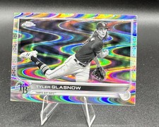2022 Topps Chrome Sonic Black & White RayWave Tyler Glasnow #152 Tampa Bay Rays