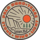 Palo Duro Canyon Texas Sticker Retro Desert Vinyl Decal for Laptop Water Bottle