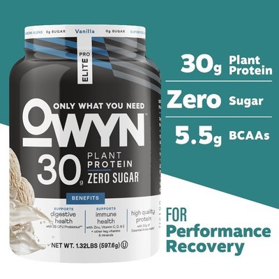 High Protein Powder Vanilla Flavor Dietary Supplement 30g Single Serve Pack