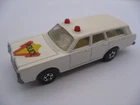 "MATCHBOX" SERIES No55 MERCURY POLICE CAR MADE IN ENGLAND 1972 to 1974 BY LESNEY