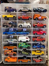 hot wheels & matchbox (case #132) FORD TRUCKS f-150 f-100 bronco ranchero