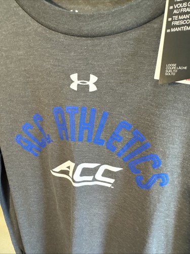 NWT Women's M Under Armour UA ACC Conference NCAA Short Sleeve T-Shirt HeatGear - Picture 3 of 6