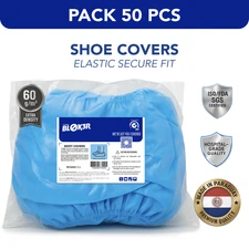 Disposable Shoe Covers – Waterproof  50 pcs - TOTAL BLOK3R