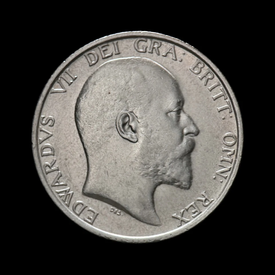 GREAT BRITAIN. 1907, Shilling, Silver - King Edward VII, Lion Statant, Crown 1 - Image 2 of 3