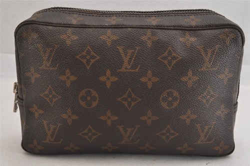 Echte Louis Vuitton Monogram Trousse Toilette 23 Clutch Handtasche M47524 LV 7660M - Bild 2 von 10