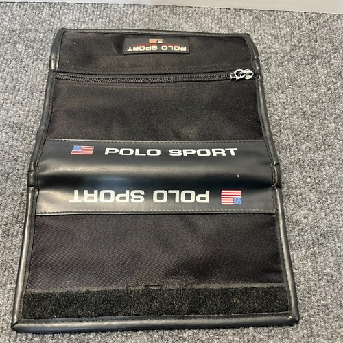 Vintage Polo Sport Ralph Lauren Wallet Trifold American Flag 90s - Picture 5 of 7