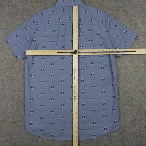 Pendleton Shirt Mens Small Blue Geometric Aztec Southwestern Wester Button Up - Picture 5 of 9
