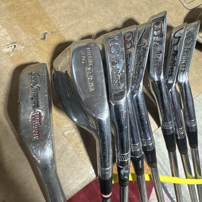 #ad Vintage Lee Trevino Faultless Golf Clubs $90.00