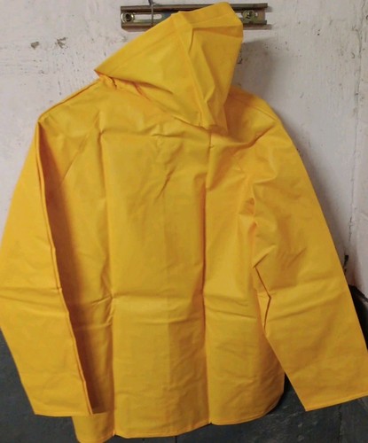 Michelin Gelb Regen Mantel Jacke Windbreaker Jacke Herren L Neu Nie Benutzt - Bild 6 von 8