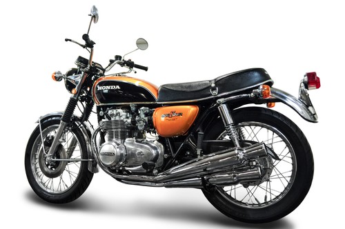 CB500 Four 1971 1973 CB550 Four Honda 1974-76 komplette Chrom Auspuffanlage - Bild 6 von 9