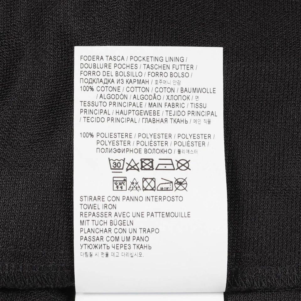 Pantalones deportivos GOLDEN GOOSE Star Tape poliéster negro blanco talla S usados para hombre Foto 4 de 4