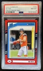 2024 Panini Donruss Bo Nix Press Proof Red Rated Rookie #369 Broncos PSA 8