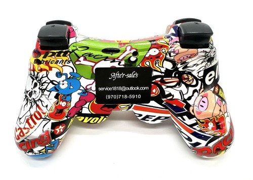 PS3 Controller With Cool Street Racing Custom Design Playstation Tested Rare - Picture 7 of 7