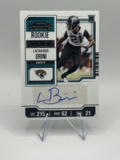 2023 Contenders LATAVIOUS BRINI #249 RC Rookie Ticket Autographed Jaguars