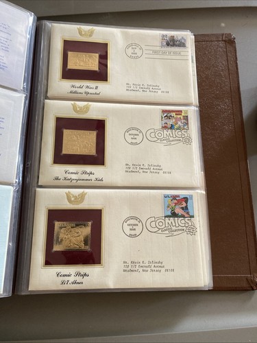 Golden Replicas Of United States Stamps.Proof Replicas Of 22kt Gold (76 Stamps) - Picture 17 of 21