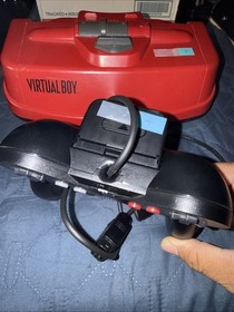 Nintendo Virtual Boy Console Bundle Tested W/ Original Battery Adapter