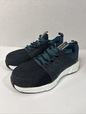 Reebok Women's Fusion Flexweave Work Sneaker Black Size 6M