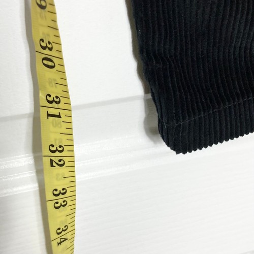 HOPE & HENRY Pants Boys 8 Black Corduroy 4 Pockets Zip Organic Cotton Spandex - Picture 6 of 9