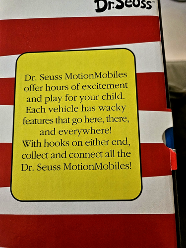 Dr. Seuss Motion Mobiles Cat in the Hat Bathtub New in Box 2002 - Picture 5 of 9