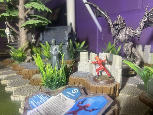 Heroscape Agent Nora Custom Painted Official C3V Figure With Card - Picture 3 of 4