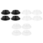  12 Pcs Piano Feet Floor Protectors Upright Caster Cups Plastic Pads