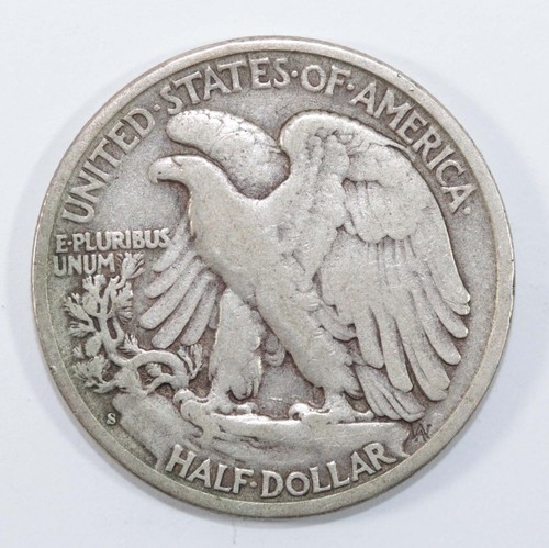 ‘THE HOARD’  1943S .900 SILVER WALKING LIBERTY HALF DOLLAR circulated - Picture 6 of 11