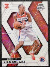 Alexandre Sarr 2024-25 Panini Mosaic Choice White Scope Prizm 18/25 RC #216
