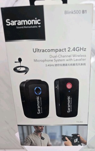 Saramonic Blink500 B1 Wireless Lavalier Microphones, Cameras Camcorder/Smartphon - Picture 6 of 10