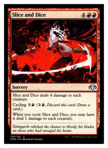 MTG Dominaria Remastered Slice and Dice #138 - Picture 1 of 2