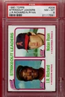 Nolan Ryan JR Richardson 1980 Topps # 206 Strikeout Leaders PSA 8 NM-MT
