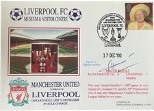 Liverpool 2000 ? Signed Gerard Houllier ? Dawn First Day Cover - 100th Game