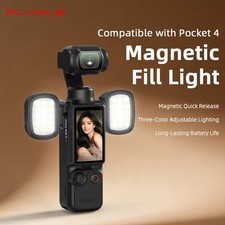LED Light For DJI Pocket 3/4 Camera   Outdoor Photography And Live Streaming
