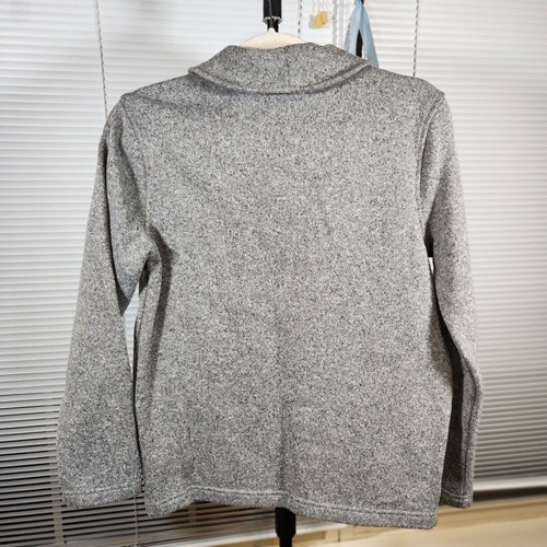 Old Navy XL $35 Heather Gray Shawl-Collar Sweater-Fleece Pullover for Boys - Picture 4 of 7