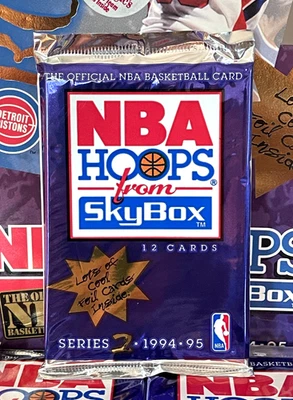 1994-95 NBA HOOPS from SKYBOX (Series 2) 🏀 PACK 12 Cards 📈 KIDD HILL RC? OVP‼️ - Bild 1 von 4