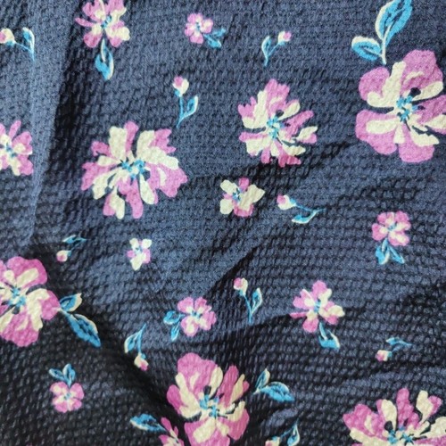 NWT Draper James Flutter Sleeve Top Womens S Navy Zinnia Floral Print Ruffles - Picture 9 of 21