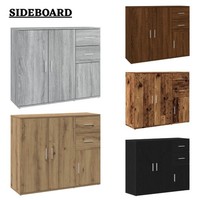 Sideboard Home Storage Side Cabinet Cupboard Highboard Engineered Wood vidaXL