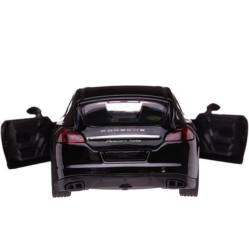 Modellino auto pressofuso RMZ City Porsche Panamera Turbo nero scala 1:32... - Foto 3 di 6