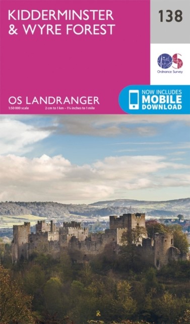 Kidderminster & Wyre Forest by Ordnance Survey (Sheet map, folded)