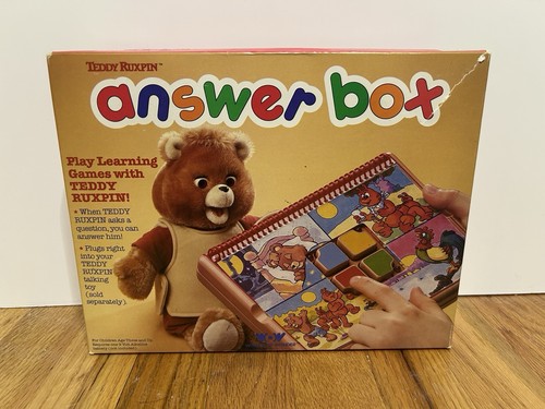 Vintage Teddy Ruxpin Answer Box 1985 Neu In Box Vintage Selten