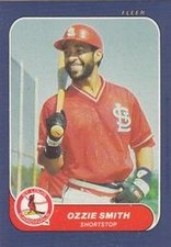 1986 Fleer Classic Miniatures Mini #10 Ozzie Smith Baseball Card 0301K