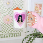 Lana aesthetic novelty mug / Illustrated fandom gift with layered heart