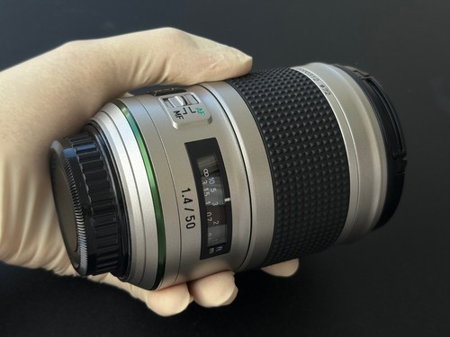 HD PENTAX-D FA50mmF1.4 SDM AW Silver Edition Open Box Condition - Picture 7 of 16