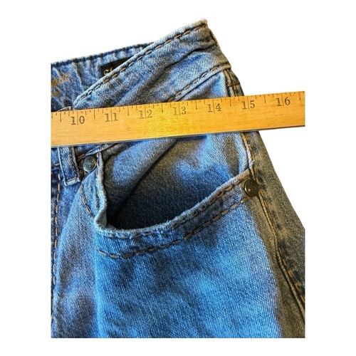 Wrangler Rock 47 Jeans Men's 29x32 Blue Slim Straight Denim Western Cowboy Rodeo - Picture 9 of 12